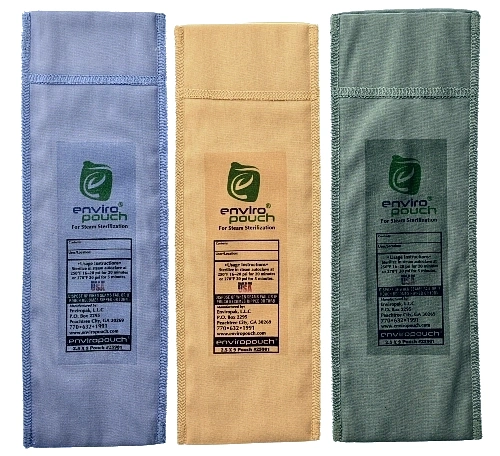 2.5"x9" Reusable autoclave Sterilization Pouches