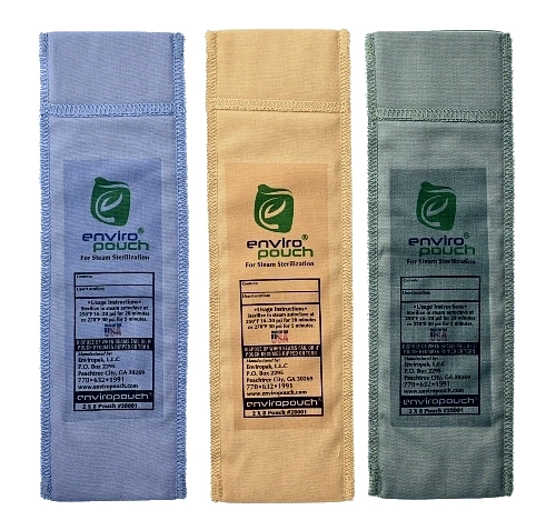 2"x8" Reusable autoclave sterilization pouches