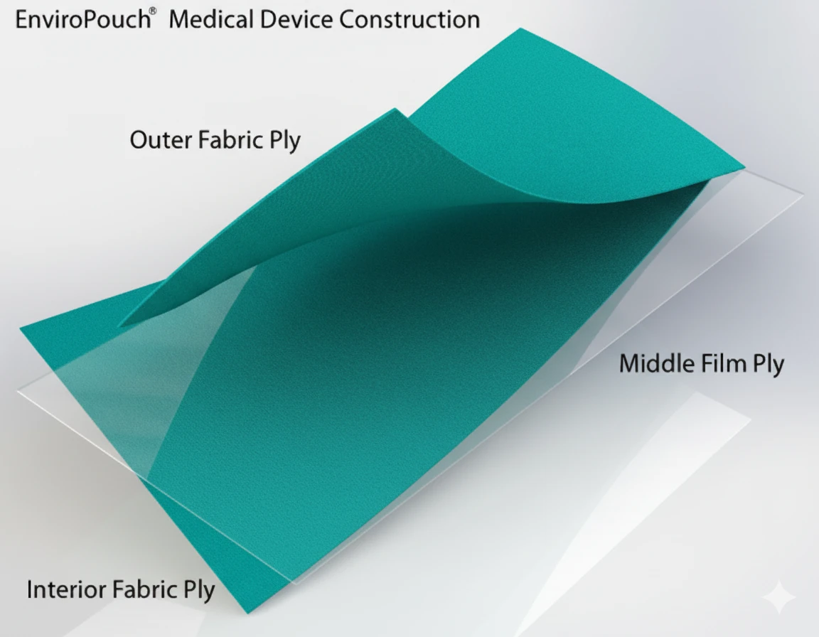 enviropouch fabric and multi-layered construction
