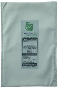 6.5"x10" cassette sterilization pouch - green